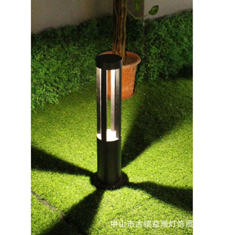 厂家批发LED草坪灯10W圆形四透防水户外景观庭院草地灯铝制草坪灯图3