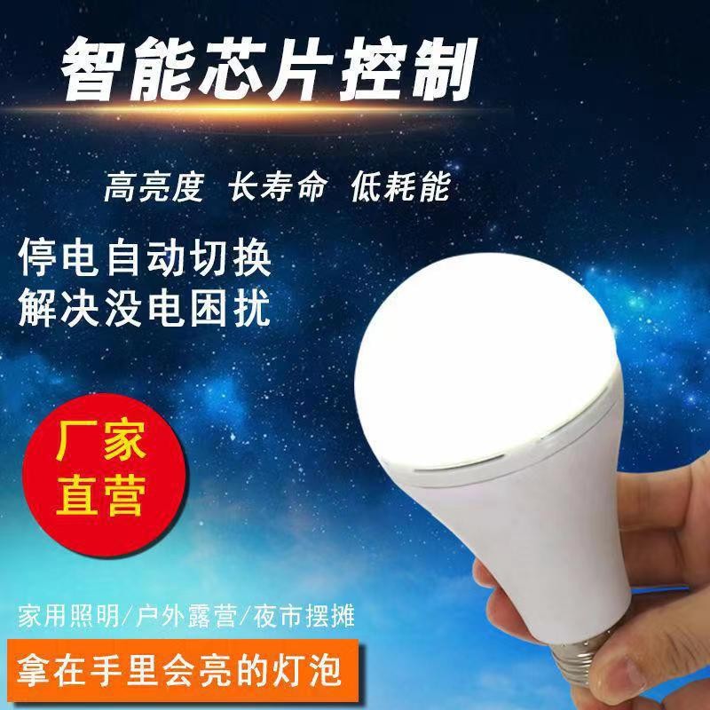 家用应急灯超高亮LED节能停电触摸遇水自亮水能灯泡移动停电灯泡图3