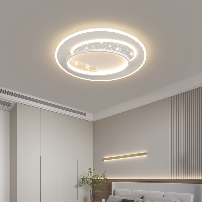 星空客厅吸顶灯北欧轻奢卧室灯现代简约书房灯大气全屋灯具套餐图2