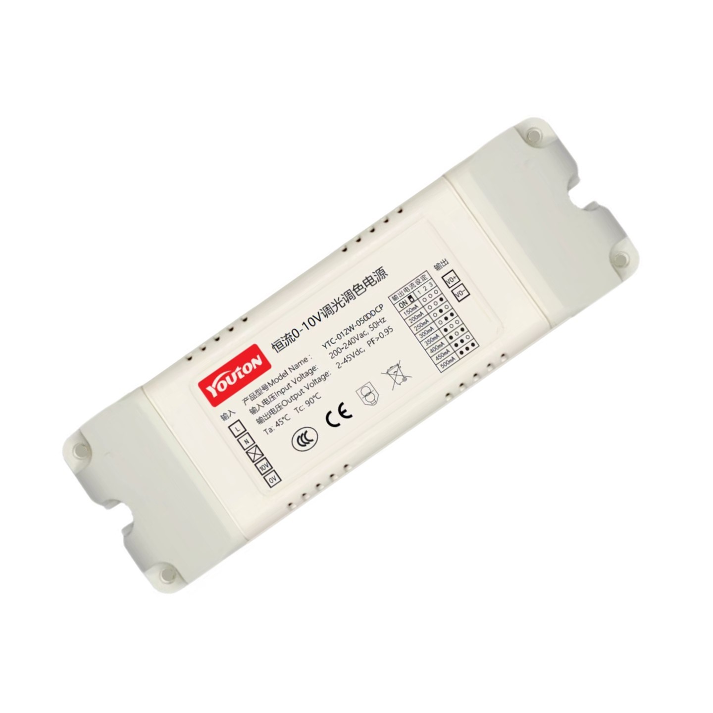 CDLD系列 0-10V调光调色恒流驱动12W图2