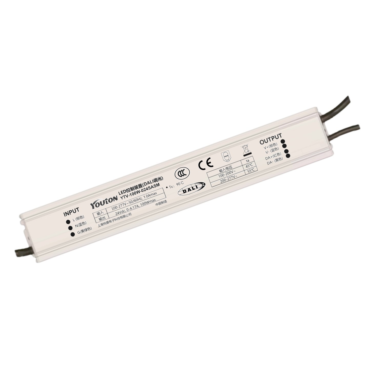 VAMS系列DALI调光恒压驱动100W图2